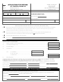 Cca Form 120-18 - Application For Refund