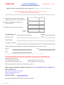 Form Eqr - Employer's Quarterly Return Of Payroll Tax Withheld - City Of Norton, Ohio Income Tax Division