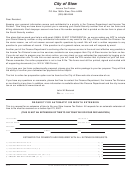 Request For Automatic Six Month Extension - City Of Stow, Ohio Income Tax Division