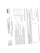 Form Di-07 - Declaration Of Estimated Income Tax - City Of Kent, Ohio - 2007