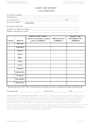 Form Onrr-4411 - Safety Net Report