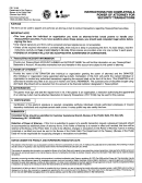 Pd Form 5188 - Instructions For Completing A Power Of Attorney For Security Transactions - Department Of Treasury