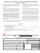 Form Dr 21s - Application For Extension Of Time To File Colorado Severance Tax Return - 2004