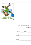 End Of School Year Party Invitation Template