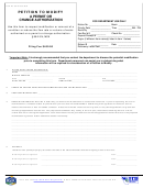 Form 651 C - Petition To Modify A Permit Or Change Authorization