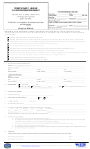 Form 650 C - Temporary Lease Of Appropriation Right