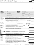 Form 540nr - California Nonresident Or Part-Year Resident Income Tax Return - 2002 Printable pdf