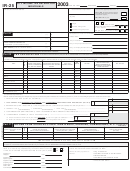 Form Ir-25 - City Income Tax Return For Individuals - City Of Columbus Income Tax Division - 2003