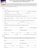 Financial Responsibility/ownership Form - Wake County Printable pdf