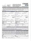 Visa Credit Card Application Printable pdf