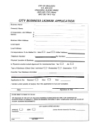 City Business License Application - City Of Unalaska, Alaska