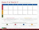 Plan It And Track It - Healthy Habits Chart
