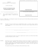 Form Mllp-12e - Notice Of Resignation Of Registered Agent - Maine Secretary Of State
