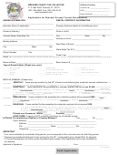 Application For Tourist Tax - Brevard County Tax Collector Form