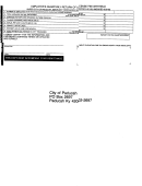 Employer's Quarterly Return Of License Fee Withheld - City Of Paducah, Kentucky