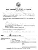 Form Bc W-3 - Annual Reconciliation Of Income Tax Withheld - City Of Battle Creek, Michigan