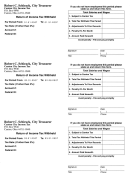 Return Of Income Tax Withheld - City Of Canton, Ohio Income Tax Printable pdf