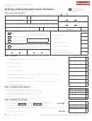 Form 5118 - City Of Detroit Resident Income Tax Return - 2016