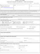 Electronic Warrant - Wire Transfer Form