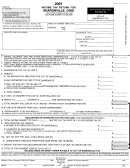 Form Ir - Income Tax Return For Sharonville, Ohio - 2001