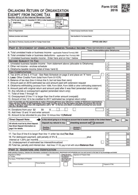 fillable-form-512e-oklahoma-return-of-organization-exempt-from-income