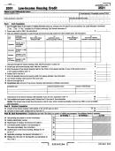 Form 3521 - Low-income Housing Credit - 2001