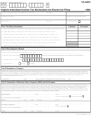 Form Va-8453 - Virginia Individual Income Tax Declaration For Electronic Filing - 1999