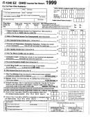 Form It-1040 Ez - Income Tax Return - 1999