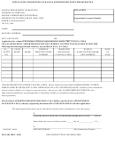 Form Mcs-105 - Application For Refund Of Kansas Apportioned Fleet Registration - 1999