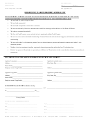 Domestic Partnership Affidavit - State Of Illinois