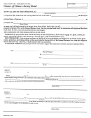 Form Dos-261 - Games Of Chance Surety Bond - Department Of State Of New York
