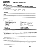 Form 402ap-9901 - Application For New Business Facility - Department Of Finance - State Of Delaware