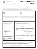 Form Ftb 2049b - Waiver Request Form