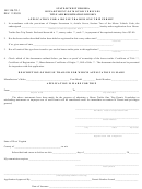 Form Mv-126-tr-1 - Application For A House Trailer One Trip Permit