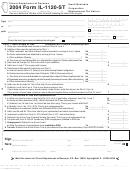 Form Il-1120-st - Small Business Corporation Replacement Tax Return - 2004