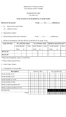 Form Dvat 16a - Return To Be Furnished By A Casual Trader - Delhi Department Of Trade And Taxes Printable pdf