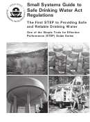 Small Systems Guide To Safe Drinking Water Act Regulations - U.s. Environmental Protection Agency - 2003