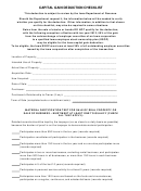 Capital Gain Deduction Checklist - Iowa Department Of Revenue