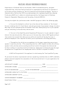 Fillable Military Spouse Preference Request Printable pdf
