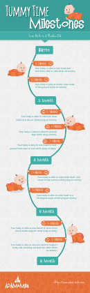 Baby Development Chart From Birth To 8 Months Old