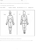 Body Pain Location Chart