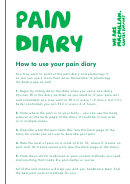 Pain Diary Template