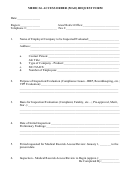 Medical Access Order (mao) Request Form