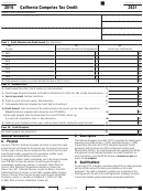 Form Ftb 3531 - California Competes Tax Credit - 2016