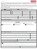 Form 5186 - Request For Independent Administrative Review Of Rejected Offer In Compromise - 2015