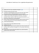 Checklist For South Korea Visa Application Requirements Template