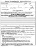 Form Af 1466 - Request For Family Member's Medical And Education Clearance For Travel