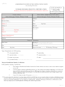Form Ao 213 - Vendor Information/tin Certification - Administrative Office Of The U.s. Courts