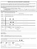 Form 606/634-nfwpa - Non-filed Water Project Addendum