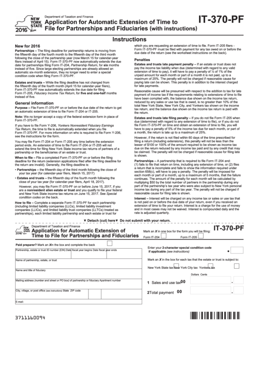 2016 extension form if there is a refund